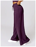 drawstring flare sweatpants